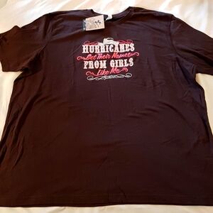 Country Junkie Nation Women's size 3XL brown short sleeve shirt